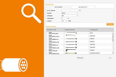 Produktfinder für Antriebsleitungen